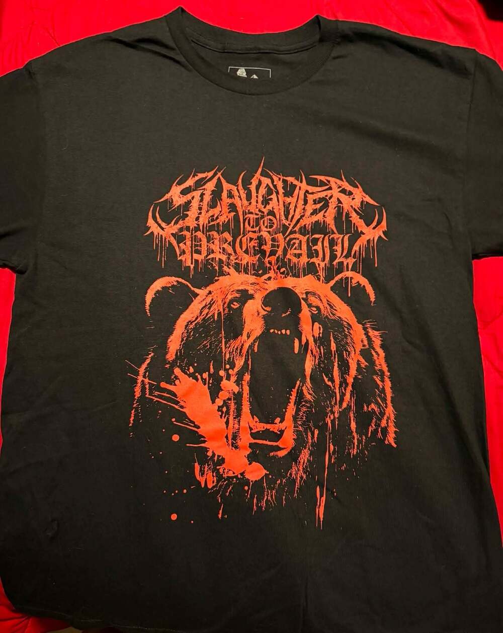 Slaughter To Prevail Grizzly Snarling Bear Black T-Shirt